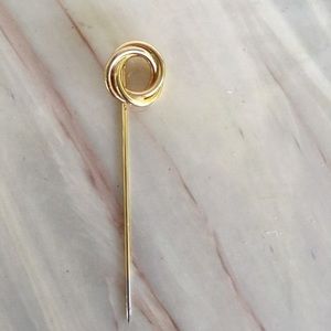 Vintage Gold Tone Stick Pin Hat pin